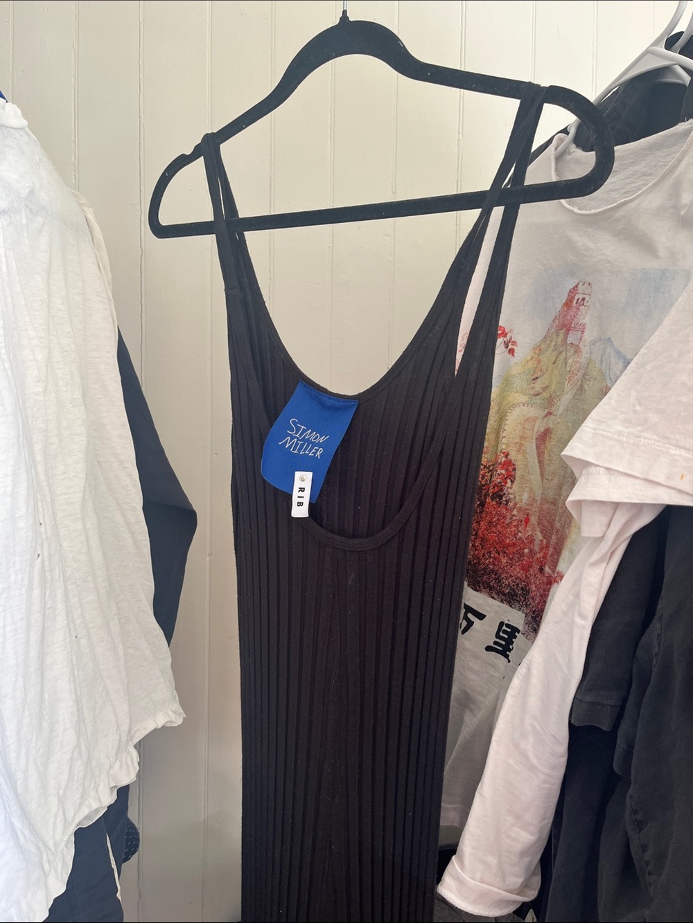 Simon Miller ribbed flared bodysuit XS